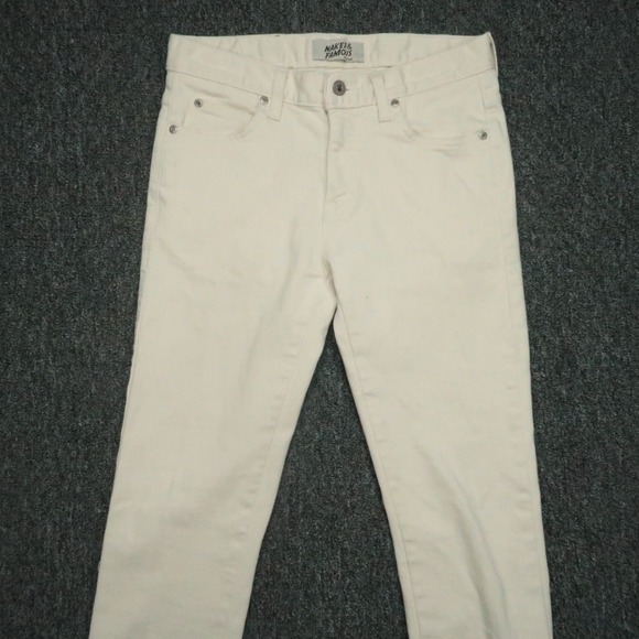 Naked & Famous Jeans Mens 30x33 Cream 5 Pocket Super Guy Natural Seed Denin - Picture 2 of 14